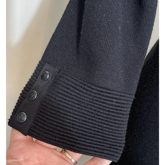 WHITE HOUSE BLACK MARKET Women’s S Viscose Nylon Sweater Knit Dress Black - Picture 4 of 10